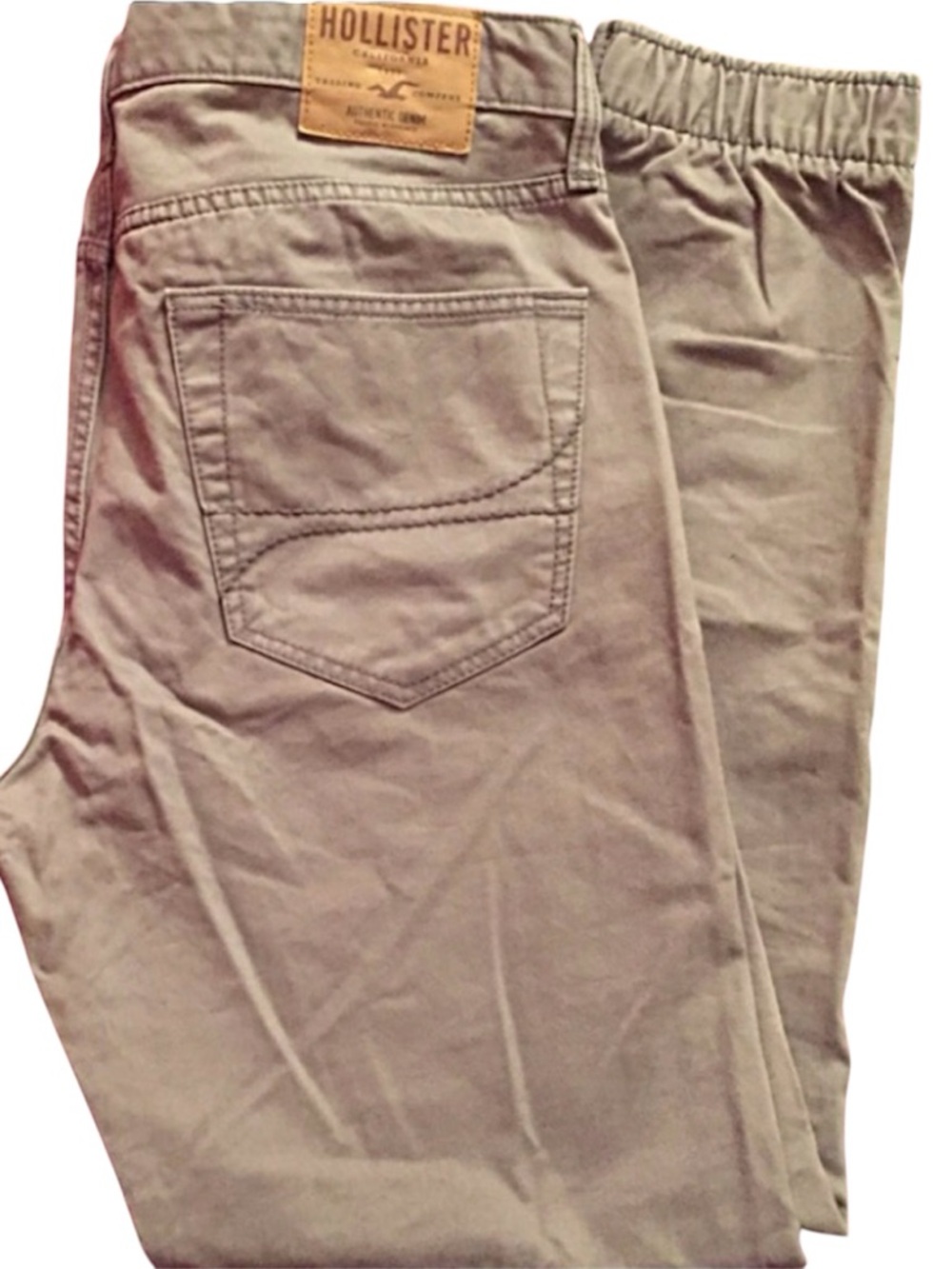 HOLLISTER Men’s 5 Pocket Twill Joggers Pants